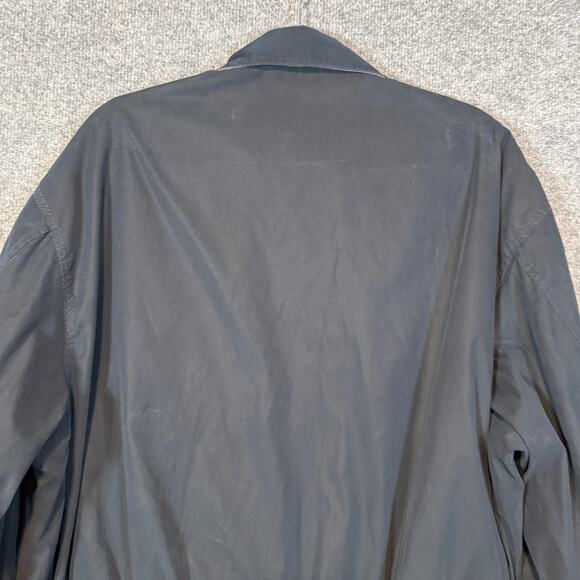 Faconnable Albert Goldberg Bomber Jacket Mens Large Blue Vintage Wool Ribbing - Picture 8 of 10